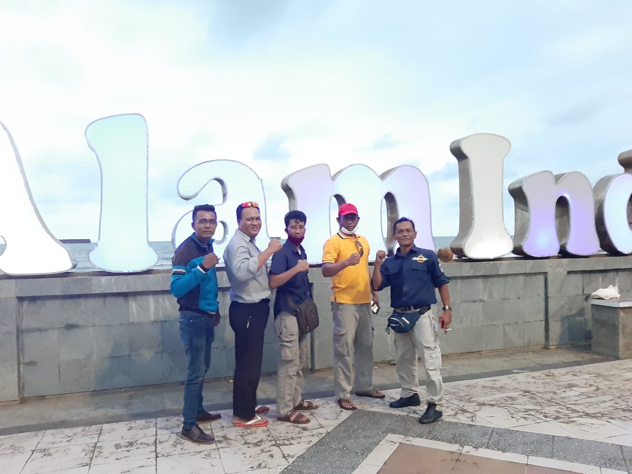 Suasana Pantai Alam Indah Ditengah Covid-19