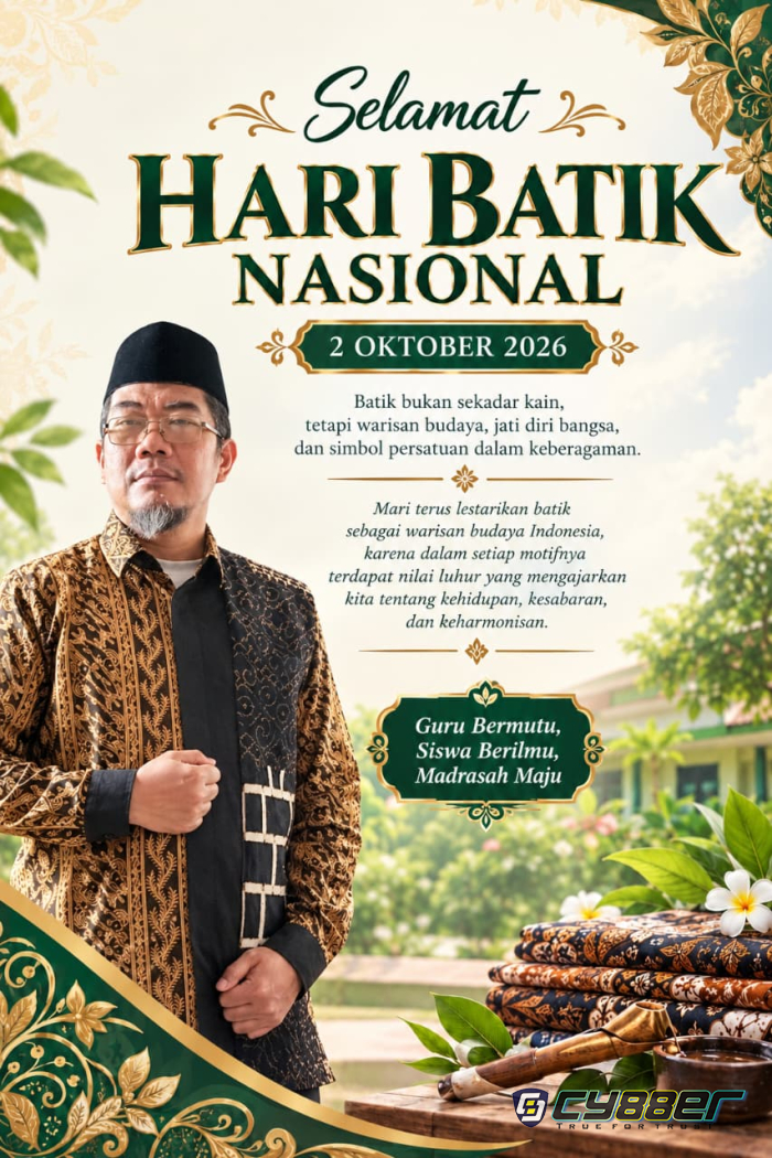 Guru MAN 2 Kota Cilegon, Jupri, S.Pd.I: Jadikan Hari Batik Nasional sebagai Momentum Mencintai Budaya Bangsa