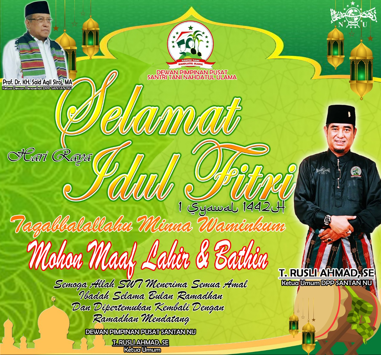 Kh. Said Aqil: Kita Adalah Indonesia, Jaga NKRI dan Selamat Hari Raya Idul Fitri