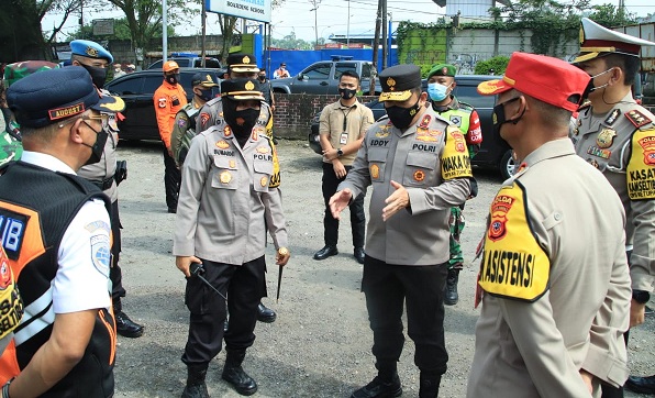 Wakapolda Jabar Gelar Pemantauan dan Penyekatan Operasi Ketupat Lodaya 2021