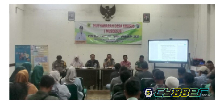 Pemdes Ciherang Pondok Gelar Musdesus Penetapan KPM BLT Tahun 2025