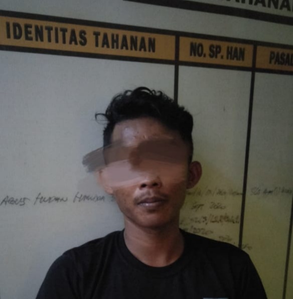 Karna Aniaya Anak M.FHT Dibekuk Unit Reskrim Polsek Sidomulyo