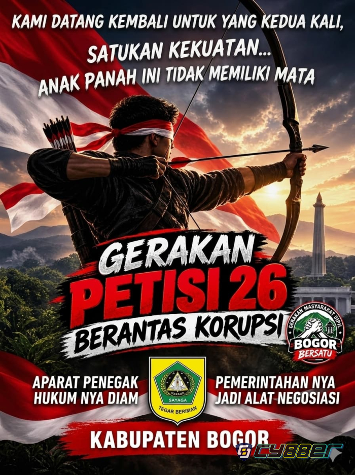 PETISI 26 Desak APH Segera Lakukan Pemeriksaan Soal Praktik Pengaturan Proyek di Lingkungan Pemerintah Kabupaten Bogor