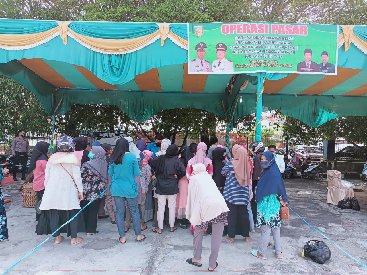 Jelang Lebaran, Pemkab Kuansing Adakan Operasi Pasar