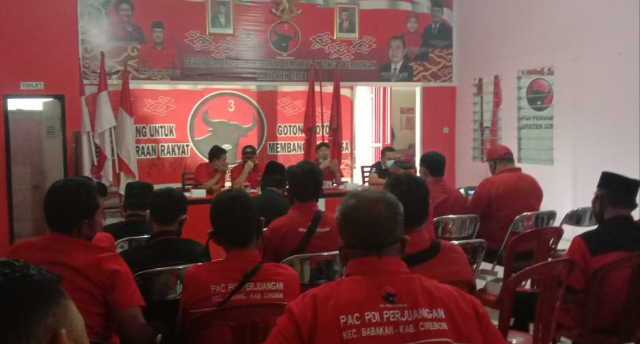 DPC PDI Perjuangan Kab.Cirebon Gelar Rakor Persiapan Musancab