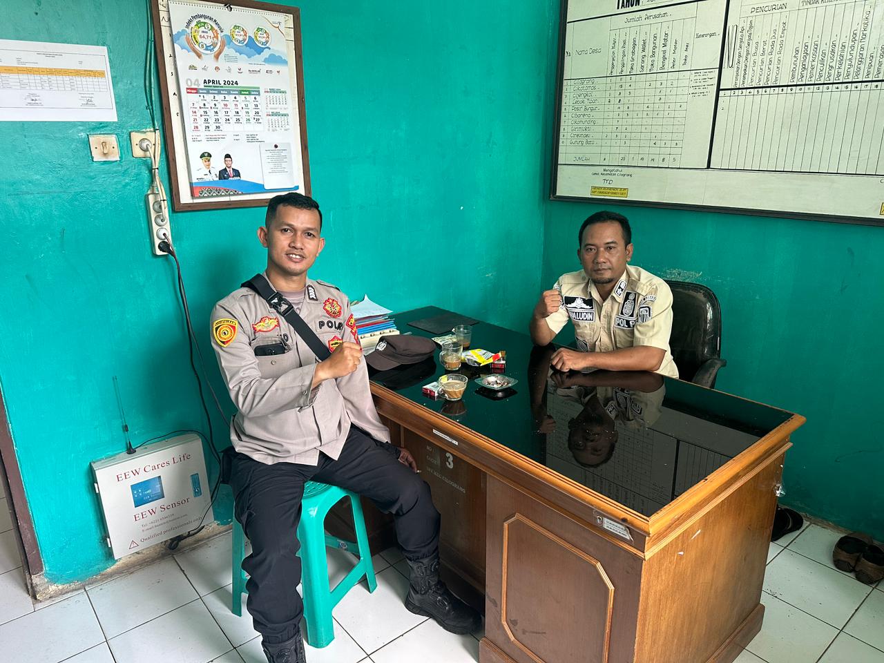 Kanit Binmas Polsek Cilograng Melaksanakan Giat Silaturahmi