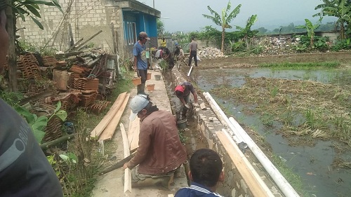 Aspirasi Salah Penerima, Pembangunan Jaringan Irigasi di Desa Pandansari Dihentikan