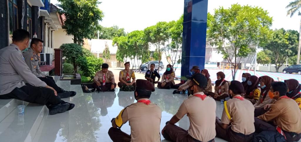 Polres Majalengka Beri Arahan Kepada Pengurus Saka Bhayangkara Guna Bantu Tugas Polri