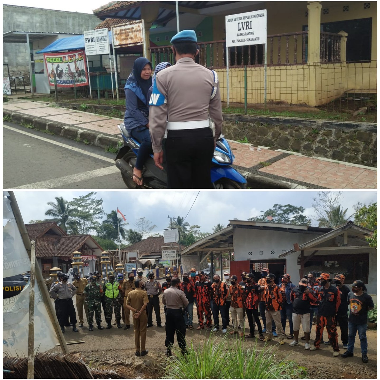 Polres Ciamis Laksanakan Oprasi Masker