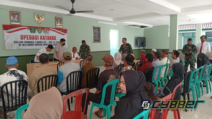 Pulihkan Penglihatan Warga, TMMD 128 Gelar Screening Operasi Katarak