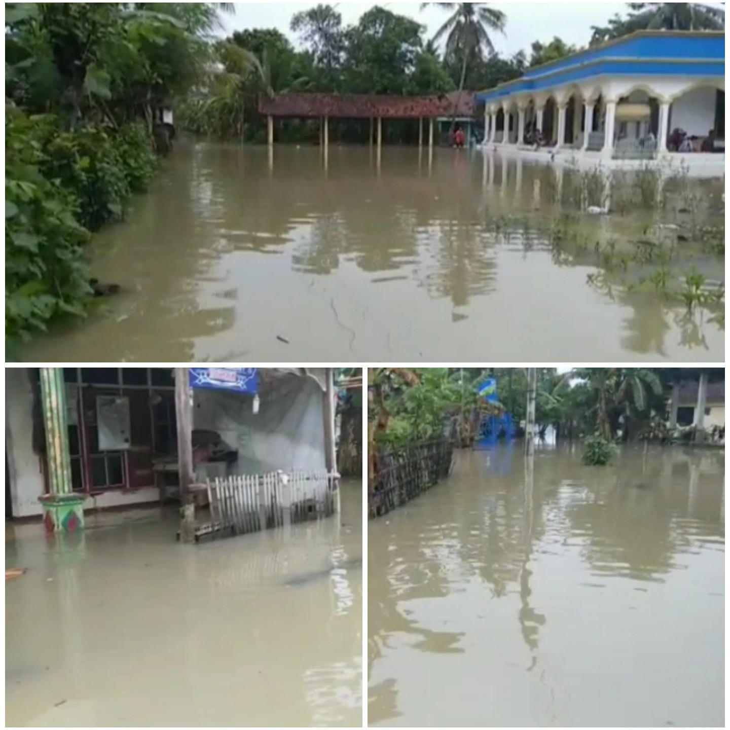 Dusun Rejasari di Desa Mulyasari Kecamatan Majenang Kembali Banjir