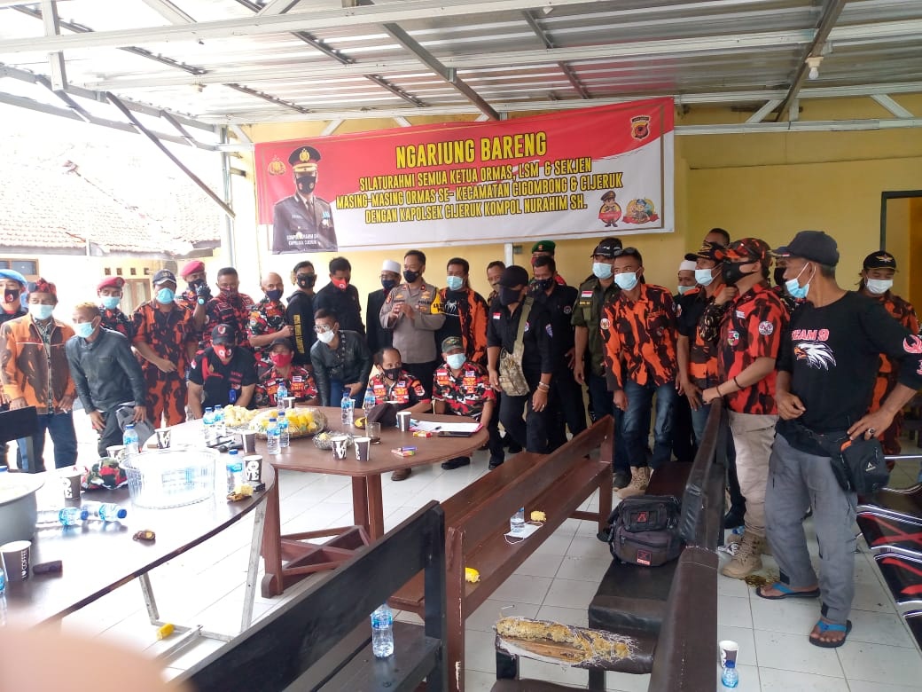 Kapolsek Cijeruk Mengundang Ke Semua Ormas Se-Kecamatan Cijeruk Cigombong Adakan Silaturahmi