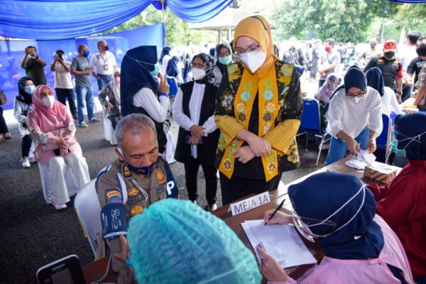 Vaksinasi Tahap Dua, Ratusan ASN Purwakarta Disuntik Dosis Pertama