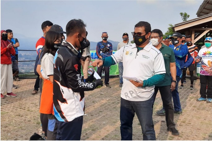 Penutupan Virtual Paragliding Festival TNI, Angkatan Udara Cup Tahun 2020 Wilayah Kab.Sumedang.