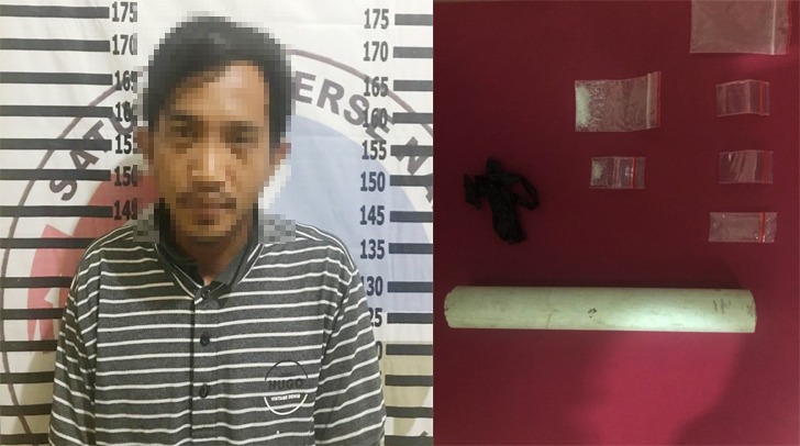 Polisi Gerebek Rumah Pengedar Narkotika Jenis Sabu di Perum Bhayangkara Banjar Agung