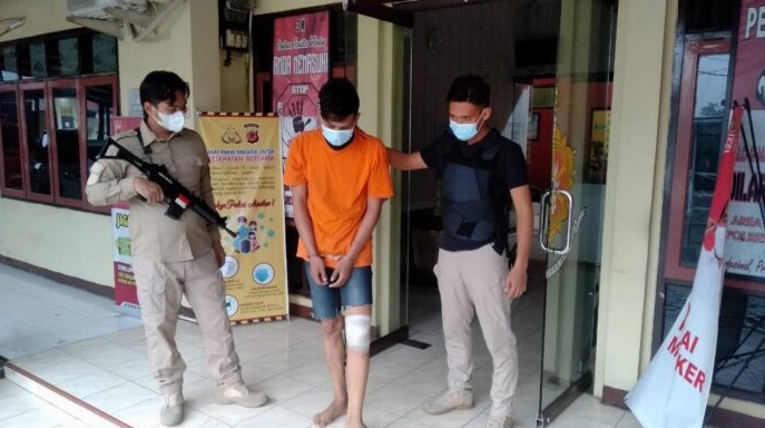 Polisi Beri Timah Panas Gembong Jambret Tersungkur