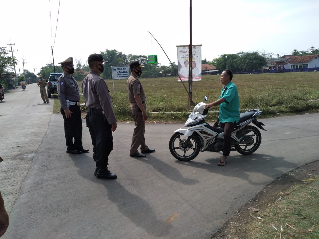Polsek Hargeulis Gelar Rutin Oprasi Yustisi di Jalan Tumaritis
