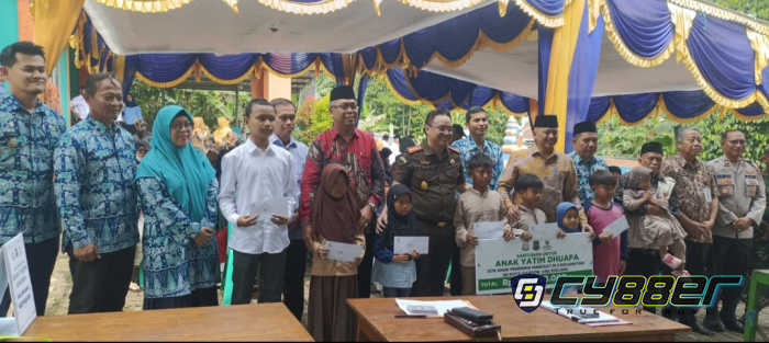 Baznas dan Kejari Cilegon Salurkan Santunan Yatim dan Sosialisasikan Restorative Justice di Grogol