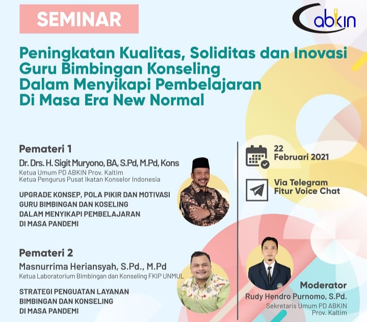 Lewat Telegram, seminar ABKIN Kaltim dihadiri peserta 11 propinsi