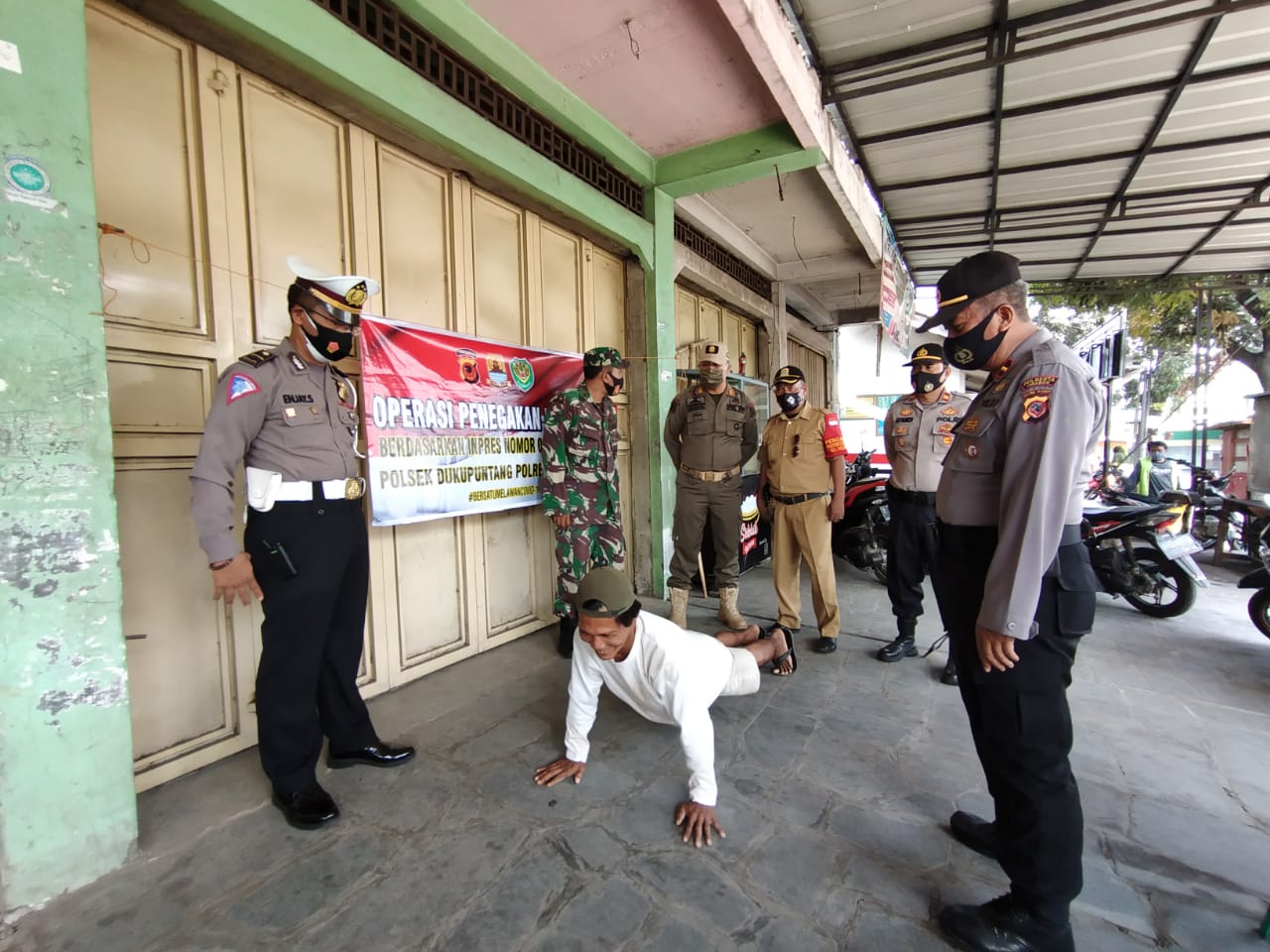 Operasi Yustisi Polres Cirebon Polda Jabar Tindak Tegas Warga Tidak Ikuti Protokol Kesehatan