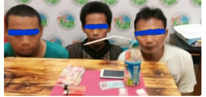 Polisi Ciduk 3 pria Tersangka Narkoba, Salah Satunya Oknum PNS di Dinas Perkebunan Pelalawan 