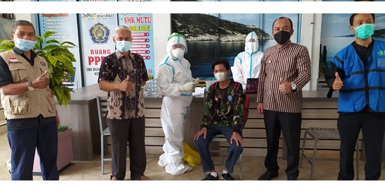 Monitoring Rapid Antigen, Jumadi Imbau Peserta Didik dan Guru Tetap Patuhi Disiplin Kesehatan