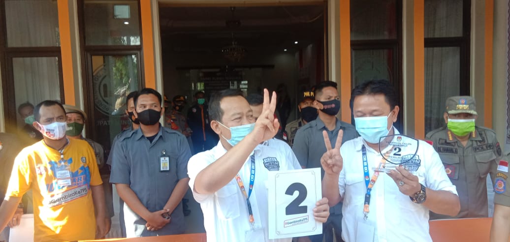 Toto-Deis, Resmi di Tetapkan Calon Bupati dan Wakil Bupati Indramayu