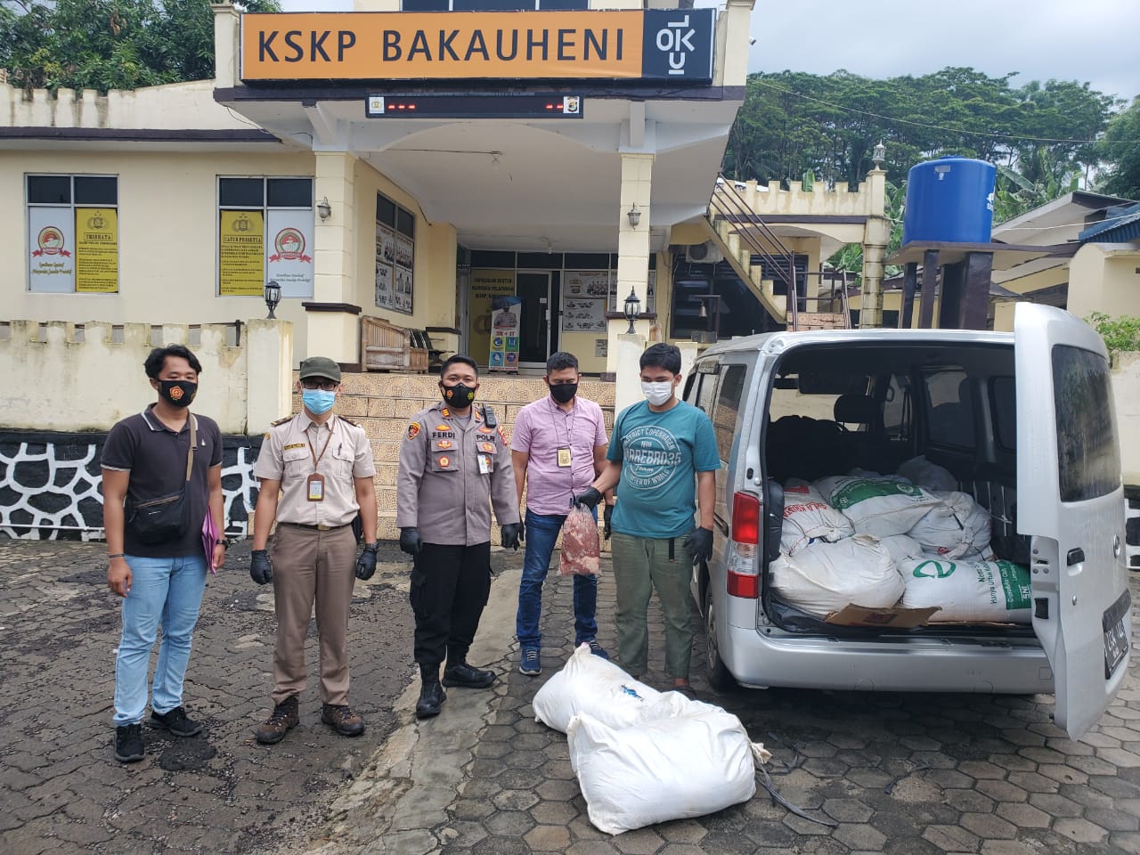 Kedapatan Bawa 700 Kg Daging B2 Tanpa Dokumen, Oct Ditahan KSKP Bakauheni