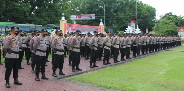 Ucapan Terimakasih Kapolres Labuhan Batu Kepada Sat Brimob Polda Sumut
