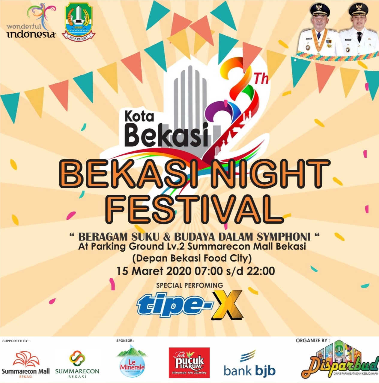 Bekasi Night Festival, Malam Ini Digelar oleh Pemkot Bekasi