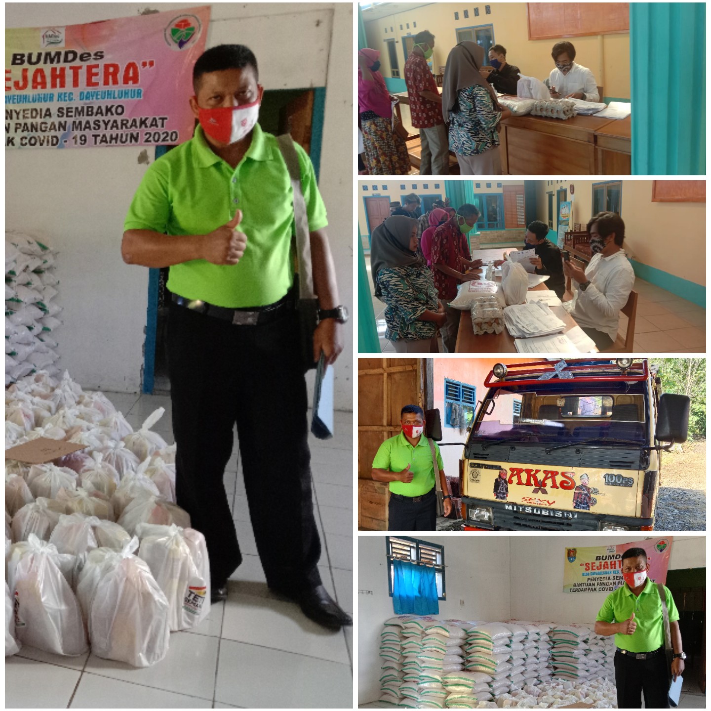 BSNT Tahap 6 Akhir Tahun Sukses Disalurkan Oleh BUMDes Sejahtera Dayeuhluhur