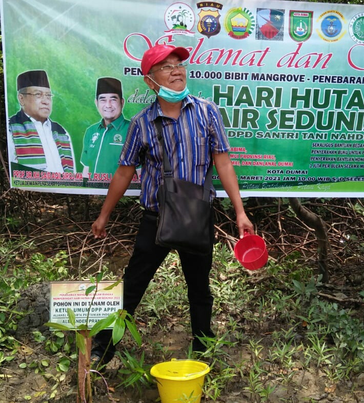 Ketua Umum APPI Hadiri Peringatan Hari Hutan dan Hari Air Sedunia di Dumai