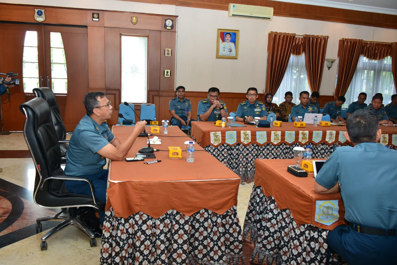 AAL Terima Tim Penilai Internal dan Pendampingan Pembangunan Zona Integritas Mabesal 