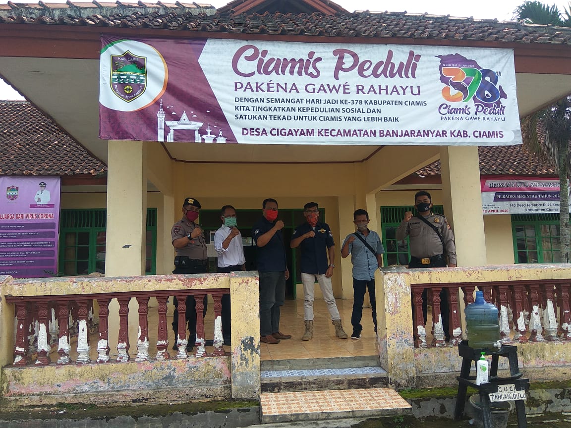 Audensi Masyarakat Desa Cigayam, Aiptu Sutarmin: Protokol Kesehatan Tetap Harus Diperhatikan