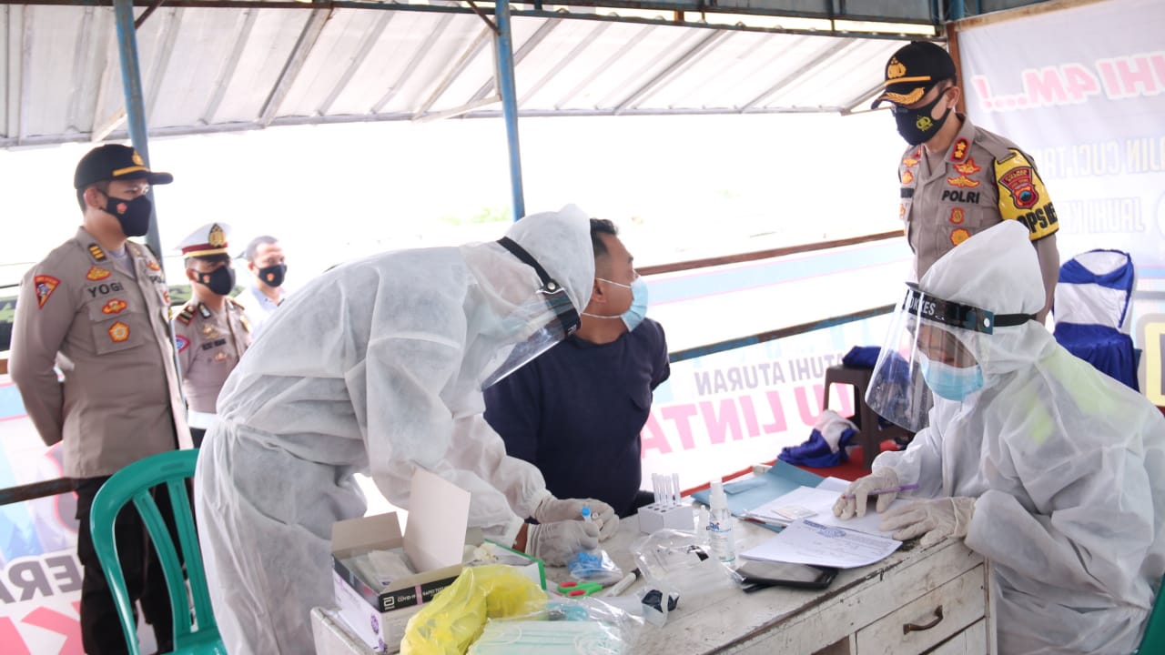 Libur Paskah dan Jum,at Agung 2021, Pemudik dari Luar Brebes Wajib Tunjukan Surat Keterangan Bebas Covid-19