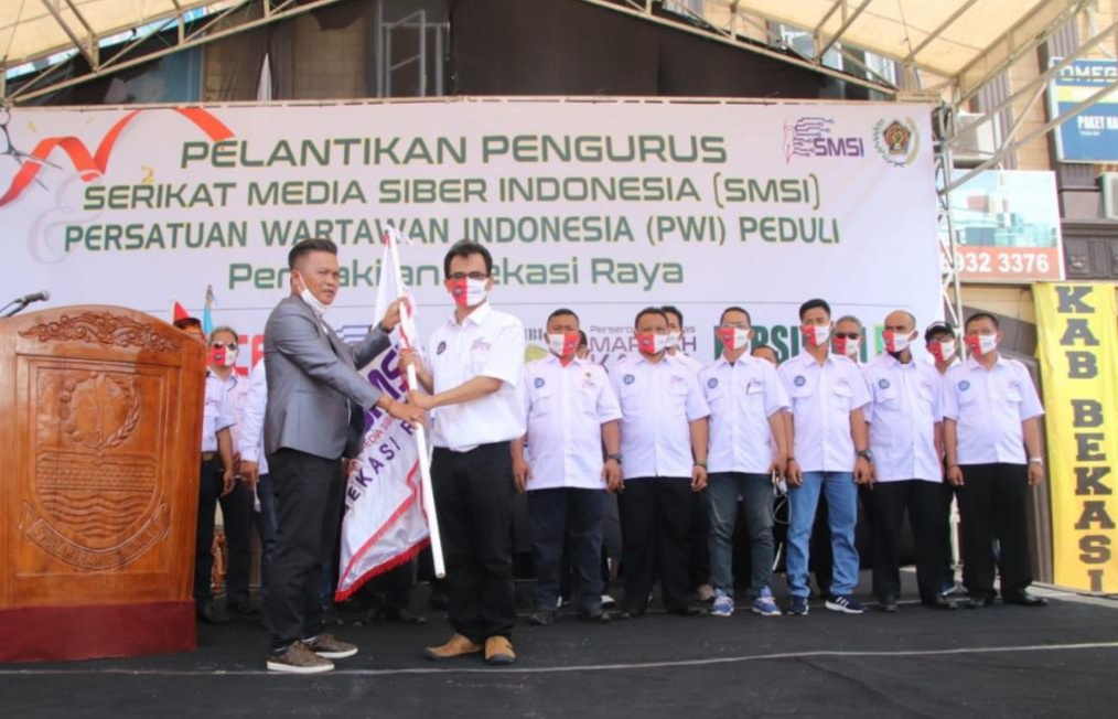 Pelantikan Pengurus SMSI Bekasi Raya, Pers Harus Menyuarakan Pembangunan