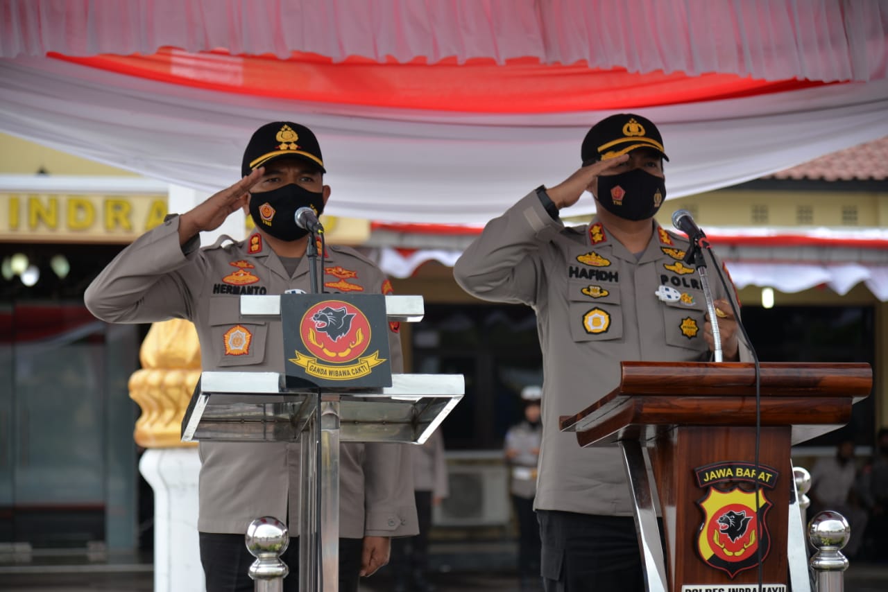 Sertijab Kapolres Indramayu,  AKBP Hafidh Susilo Herlambang : Mohon Dukungan dan Melanjutkan Program Yang Sudah Dilaksanakan Kapolres Lama