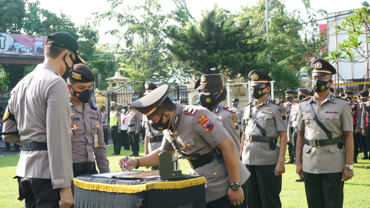 4 Pejabat Utama di Lingkungan Polres Brebes Dirotasi