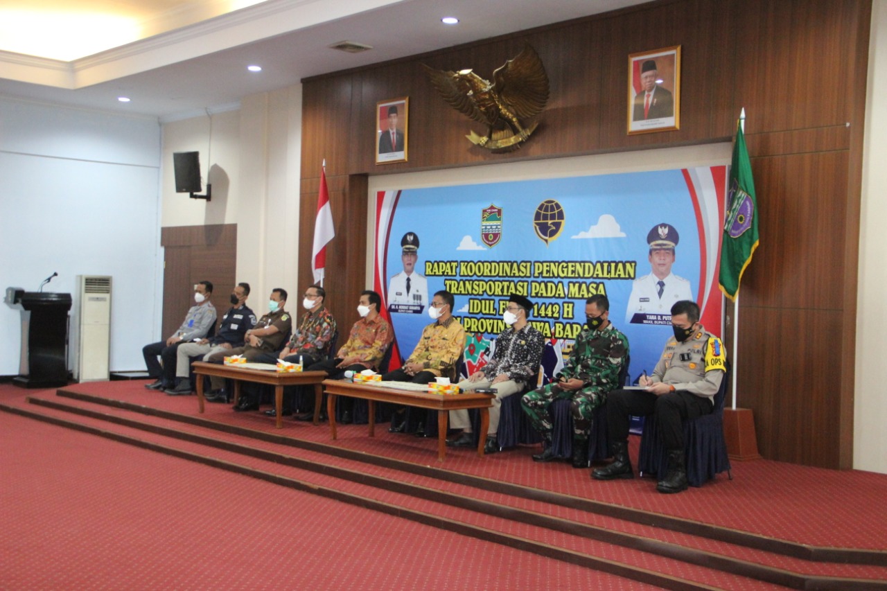 Bupati Ciamis Bersama Kapolres dan Dandim 0613,Ikuti Rakor Vicon Dengan Gubernur Jabar