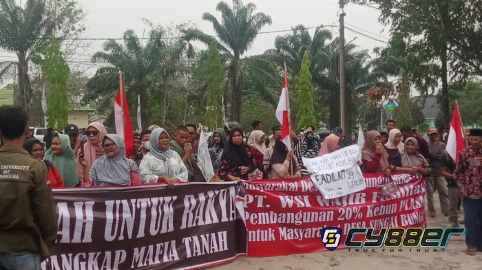 Aliansi Kerakyatan Geruduk Dinas Perkebunan Muaro Jambi, Tuntut Pencabutan Izin PT WSI