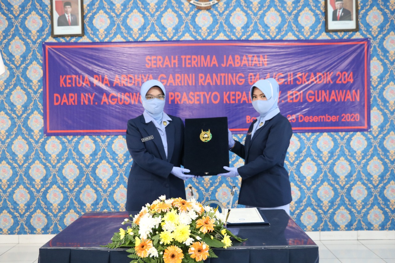 Sertijab Ketua PIA AG Ranting 04-4/G.II Skadik 204 Lanud  Sulaiman