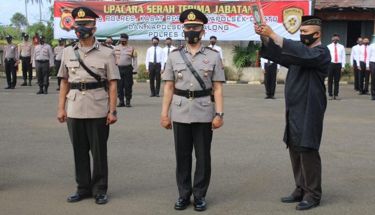 Kapolres Pimpin Langsung Sertijab Pejabat Lingkungan Polres Garut