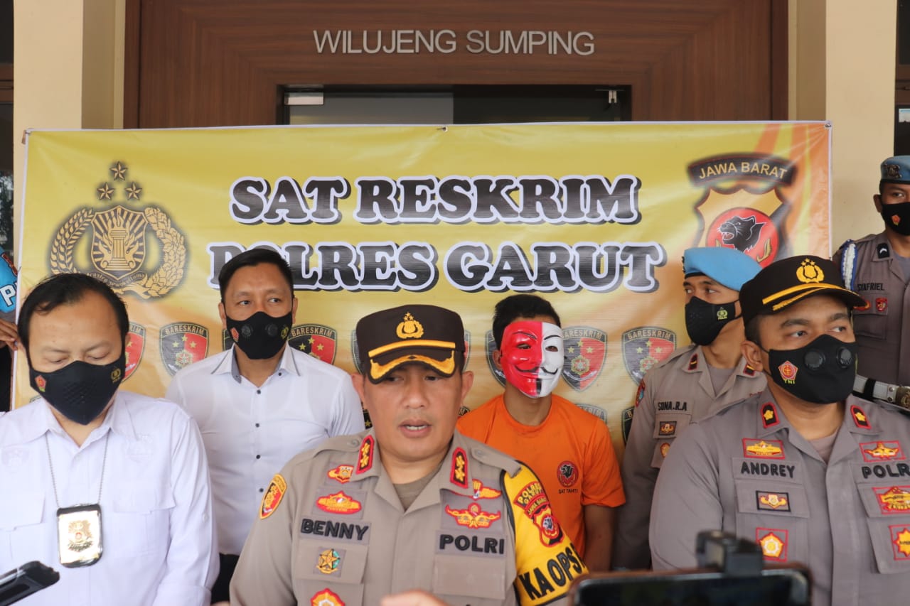 Polres Garut Polda Jabar, Ungkap Kasus Penemuan Mayat Perempuan Diduga Pembunuhan