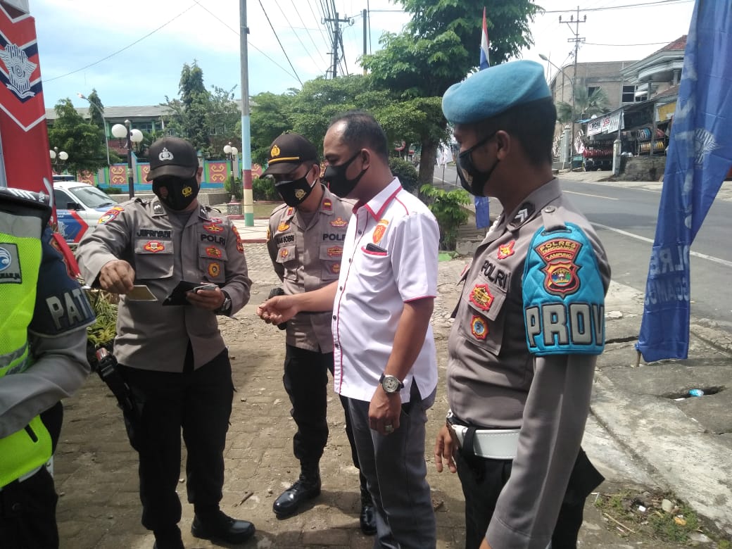Sipropam Polres Tanggamus Laksanakan Gaktiblin di Pos Pam Gisting