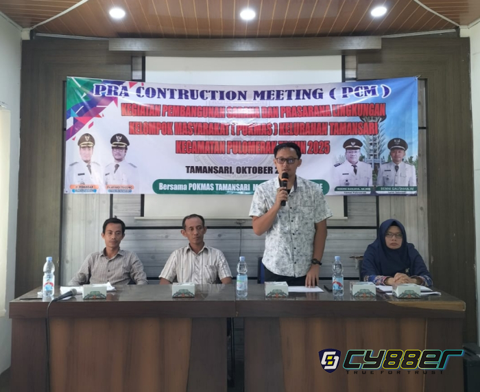 Kelurahan Taman Sari Gelar Pra Construction Meeting, Matangkan Persiapan Pekerjaan Pembangunan 2025