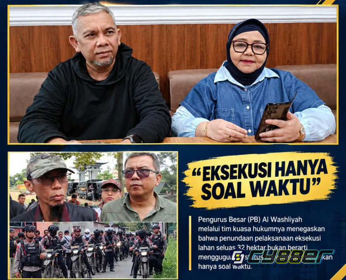 Eksekusi Lahan 32 Hektar Ditunda, Kuasa Hukum PB Al Washliyah: Ini Bukan Kekalahan, Negara Hadir