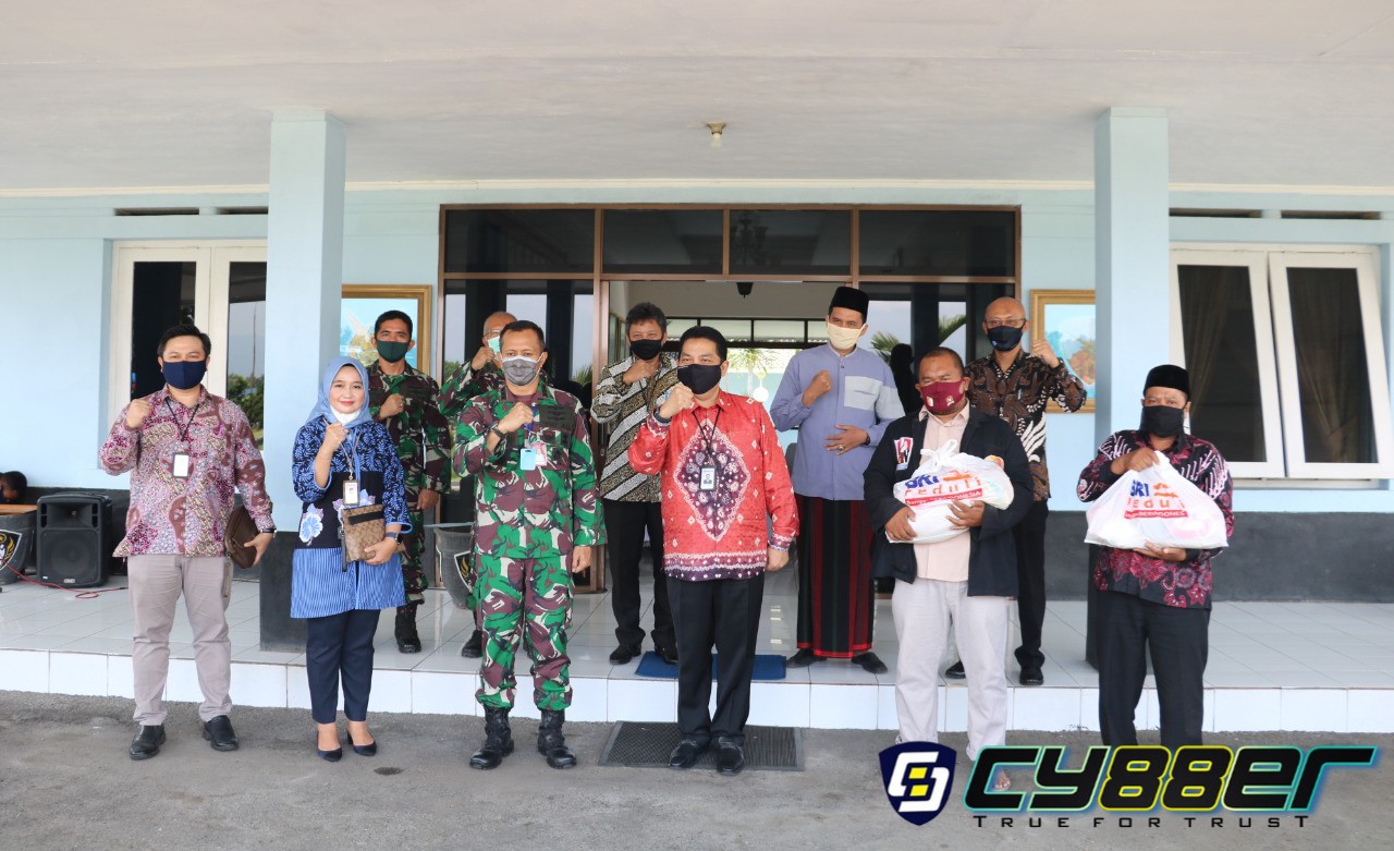 Penyerahan Sembako Dari CSR BRI Kepada Lanud Sulaiman