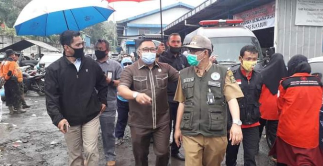 Wakil Bupati Sukabumi Dan Ketua DPRD Sukabumi Kunjungi Lokasi Bencana Banjir Bandang