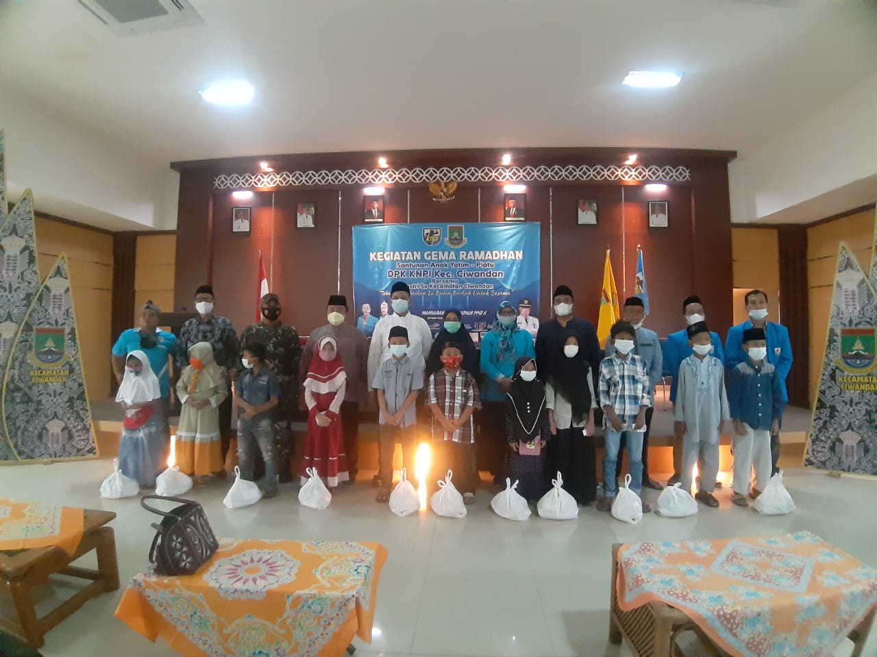 Sinergitas Seluruh Elemen Se-Kecamatan, KNPI Ciwadan Motorisasi Kegiatan Amal