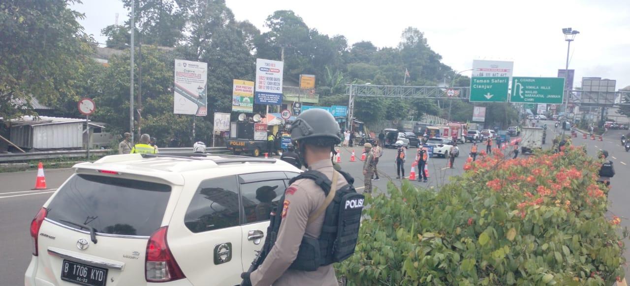 Sat Brimob Polda Jabar Amankan Operasi Yustisi Bersama Jajaran Kewilayahan